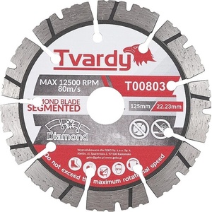 Tvardy Сегментирано диамантено диска 125x12x22, 23mm 63186 (T00803)