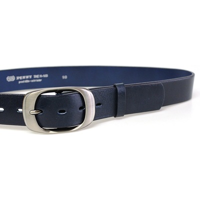 Penny Belts dámský kožený opasek 72NKS-59 modrý