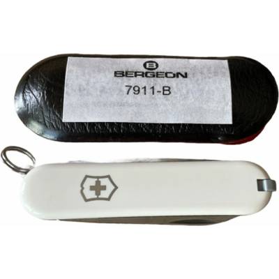 Bergeon Мини ножче Bergeon 7911-B Victorinox в бяло