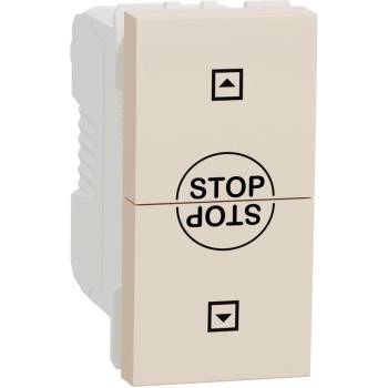 Schneider Electric SE Ключ за щори 1 мод. цвят Крем Unica - NU310844SC (NU310844SC)