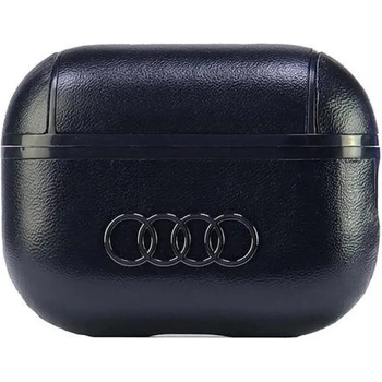 Audi Leather Big Logo AirPods Pro 2 капак черен/черен AU-APP2-GT/D3-BK (6955250228275)