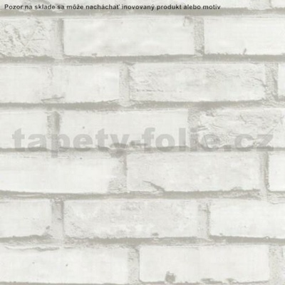 55680 Samolepiaca tapeta 45cm tehla biela 1m