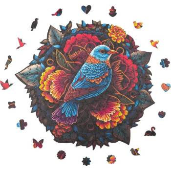 Milliwood Дървен пъзел Milliwood, Peace and Harmony, 206 части - Мандала, Хармония (M-BeautyOFbalance-5061)