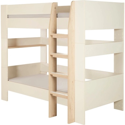 Roba Бежово детско легло 90x200 cm двуетажно без ламелно дъно Double - Roba (878100CM-15)