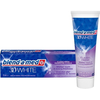 Blend-a-med Паста за зъби Blend-a-med 3DWhite 75 мл - Classic Fresh (3717)