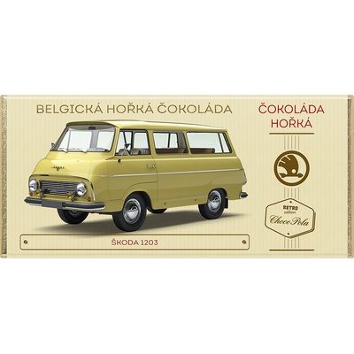Choco Pola Škoda 1203, hořká 100 g