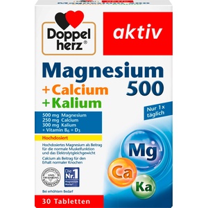 Doppelherz Магнезий 500 + Калций + Калий - 30 таблетка