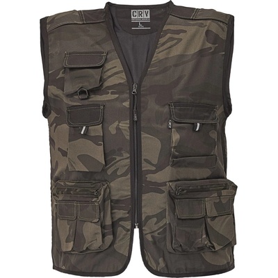 Cerva CRV CRAMBE pánska vesta camouflage