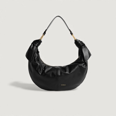 Coccinelle FUROSHIKI LARGE kožená kabelka Noir