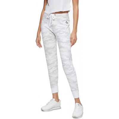 Calvin Klein dámské tepláky sport Performance camo wht