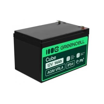 Green Cell agm 12v 14ah battery vrla lead battery lead battery replacement battery gel battery battery cycle-proof unmanned toys, alarm, emergency pow