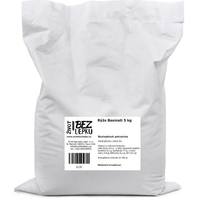 Život bez lepku Basmati ryža 5 kg