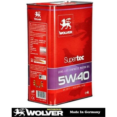 WOLVER LAB Supertec 5W-40 4 l