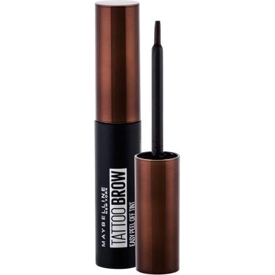 Maybelline Tattoo Brow гелообразна боя за вежди с отлепяне 4.6 g цвят кафяв