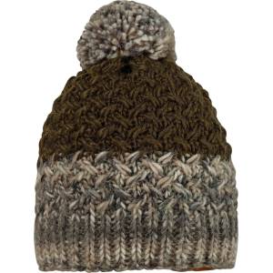 maximo Зимна шапка (beanie) Maximo Boy's Hat with Pompom and Full Lining Beanie - Olive - размер 51 cm (904-2925-0312)
