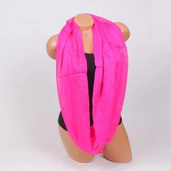 Image 1 of Кръгъл шал в свеж цикламен цвят