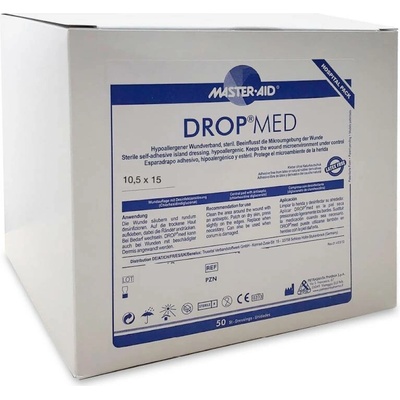 Master Aid Pietrasanta Pharma DROP Med 50 ks 10,5 x 15 cm