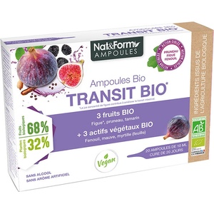 Nat&Form Транзит за добра перисталтика Био, 20 ампули х 10 ml (024921 (AMP_TRAN))