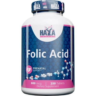Haya Labs Folic Acid 800 mcg [250 Таблетки]