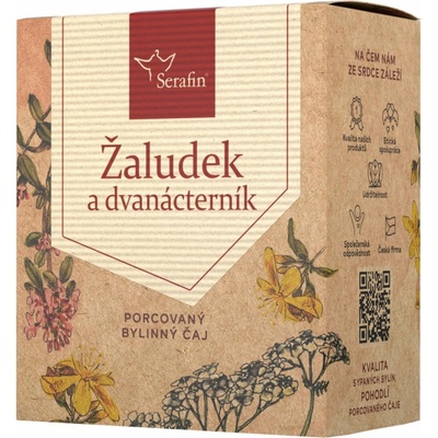 Serafin Žaludek a dvanácterník bylinný čaj porcovaný 15 x 2,5 g