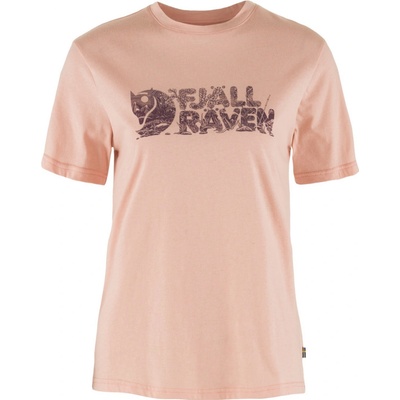 FJÄLLRÄVEN Lush Logo T shirt W Chalk Rose