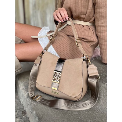Laura Biaggi kabelka na rameno/crossbody DX-F299-taupe