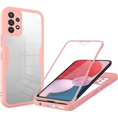 Techsuit Калъф за Samsung Galaxy A13 4G + Протектор - ColorVerse 360 Series - Розов