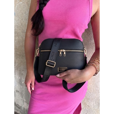 Peterson Čierna crossbody kabelka