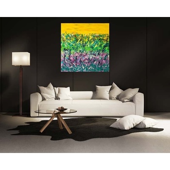 Ръчно рисувана картина Мооd 3 с размери 80x80см акрилни бои