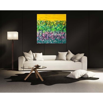 Ръчно рисувана картина Мооd 3 с размери 80x80см акрилни бои