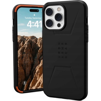 Urban Armor Gear Гръб UAG Civilian MagSafe за iPhone 14 Pro Max - Черен (840283901966)