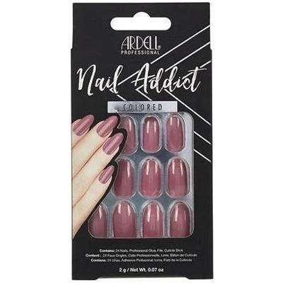 Ardell Umělé nehty mandle dlouhé sweet pink + lepidlo 28 ks