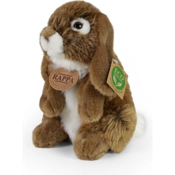 Rappa Плюшено кафяво зайче стоящо 18 см eco-friendly