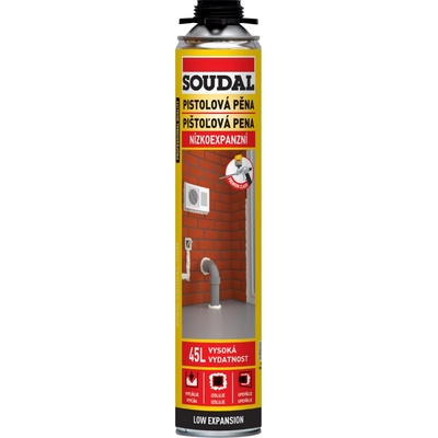 SOUDAL Nizkoexpanzná pištoľová montážna pena 750ml