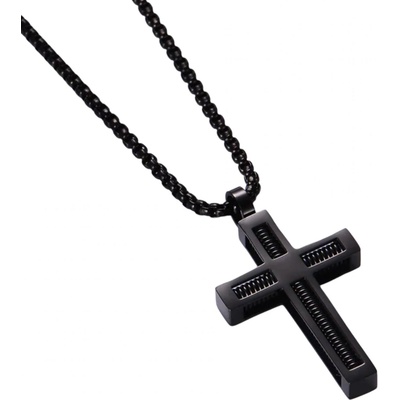 HARAHU Колие TW-34106 Cross - Черна KP34106 (TW-34106)