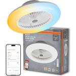 OSRAM - Димируемо LED таванно осветително тяло с вентилатор SMART+ LED/75W/230V Wi-Fi + дистанционно управление (P227977)