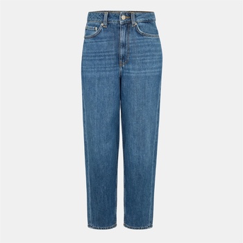 JJXX Дънки JJXX Women's Mom Jeans - Dark Blue Denim