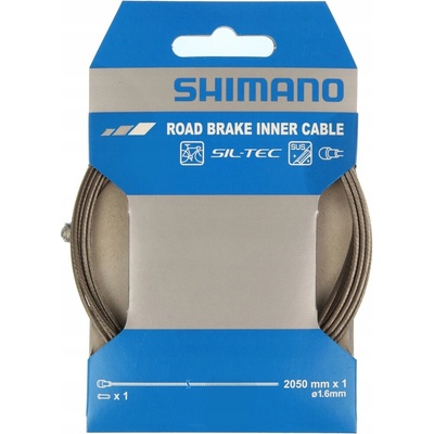Shimano lanko brzdové 1.6*2050 1ks nerez – Zboží Dáma