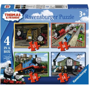 Ravensburger - Puzzle 4v1 Mašinka Tomáš - 1 - 39 piese