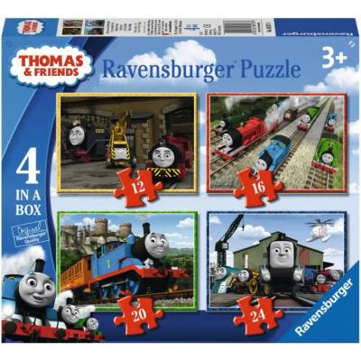 Ravensburger - Puzzle 4v1 Mašinka Tomáš - 1 - 39 piese