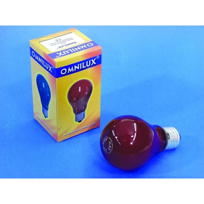 Omnilux 230V 25W E27 A19 oranžová