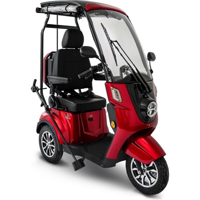 Rolektro Deisla DS3-25 se střechou, lithiová baterie, červená, 25 km/h – Hledejceny.cz