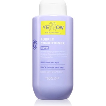Yellow Professional Silver Purple Conditioner подхранващ балсам неутрализиращ жълтеникавите оттенъци 500ml