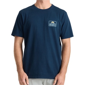 Roark Мъжка тениска Roark Earth & Sea S/S T-shirt - Navy (216-7591-0111)
