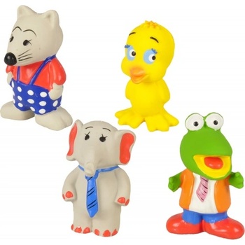 Flamingo Toy Funimals Mouse Crocodile Duck Elephant Multiple colours - играчка за куче, латексови животинки със звук 6, 5 х 9 см - 1 бр, Белгия - 503887