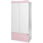 Lorelli Classic ГАРДЕРОБ exclusive БЯЛО/orchid pink (10170120038)