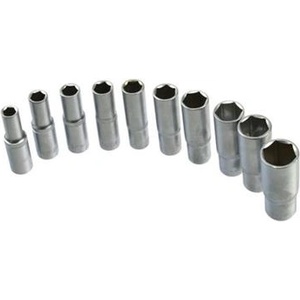 GEKO Комплект гнездови ключове 1/2" 10 бр 10-24 мм 06616 (g13545)