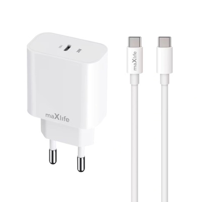 Maxlife Зарядно устройство Maxlife 20W USB + USB-C (MXTC-06) (MXTC-06)
