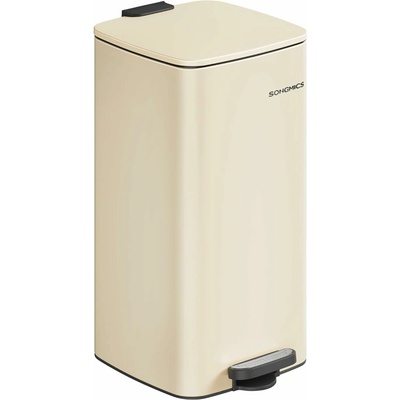Songmics Odpadkový koš 30 l béžový