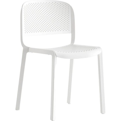 Pedrali Bílá plastová zahradní židle Dome 261